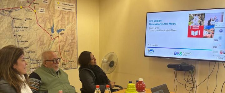 Consejo Local San José de Maipo sesiona para dar inicio al programa Beca Aporte Alto Maipo XIV versión